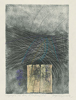 Viera Gergeľová – Litografia na tému A.S.Puškina 2. 