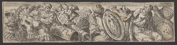 Justus Sadeler, Polidoro da Caravaggio – Vlys s tureckými bojovníkmi