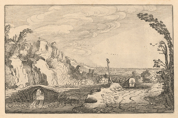 Jan van de Velde ml. – Vodopád pod kamenným mostom (9)