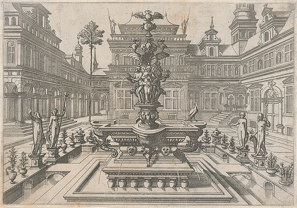 Taliansky rytec zo začiatku 16. storočia – Veľký renesančný vodomet 