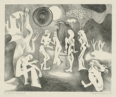 Naďa Rappensbergerová-Jankovičová – Garden party II. 