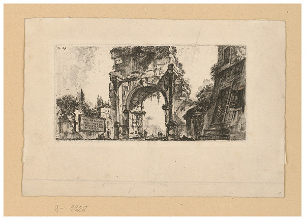 Francesco Piranesi – Porta di Sebastiano in Roma