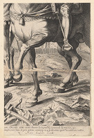 Marcus Sadeler, Jacopo Tintoretto – Fragment koňa 