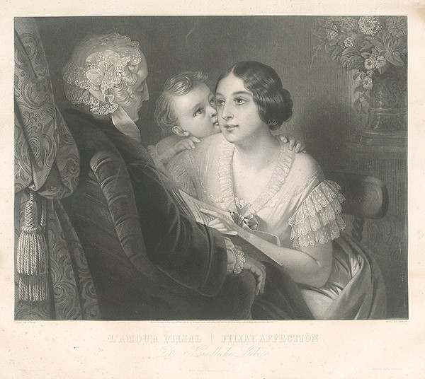 Hippolyte-Louis Garnier, Claude Marie Dubufe – Detská láska