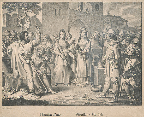 Josef Führich, Antonín Machek – Libušin súd 