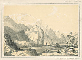 Carol Popp de Szathmári – Krajina s hradom 