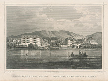 Carl Rohrich, Ludwig Rohbock – Pohľad na Balatonfüred od jazera 