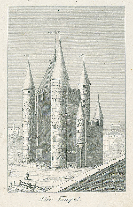 Nizozemský grafik z 19. storočia – Temple