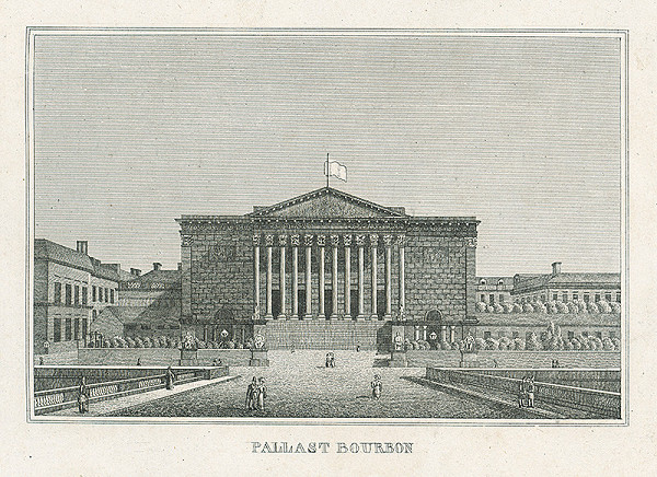Nizozemský grafik z 19. storočia – Bourbonský palác