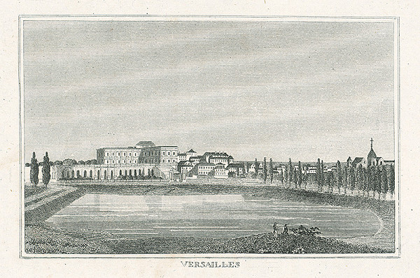 Nizozemský grafik z 19. storočia – Versailles 