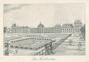 Nizozemský grafik z 19. storočia – Tuilleries 