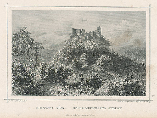 Ludwig Rohbock – Zrúcaniny hradu v Chuste 