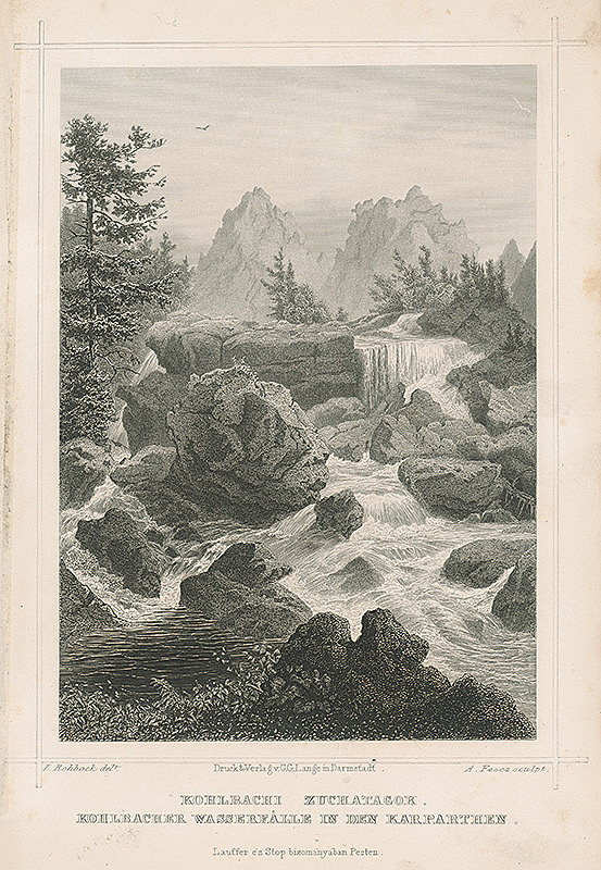 Ludwig Rohbock, A. Fesca – Vodopád studeného potoka