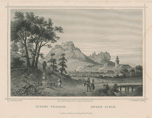 Julius Umbach, Ludwig Rohbock – Zrúcaniny zámku Sirok