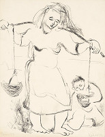 Míťa Kolesárová – Žena nesúca vodu 