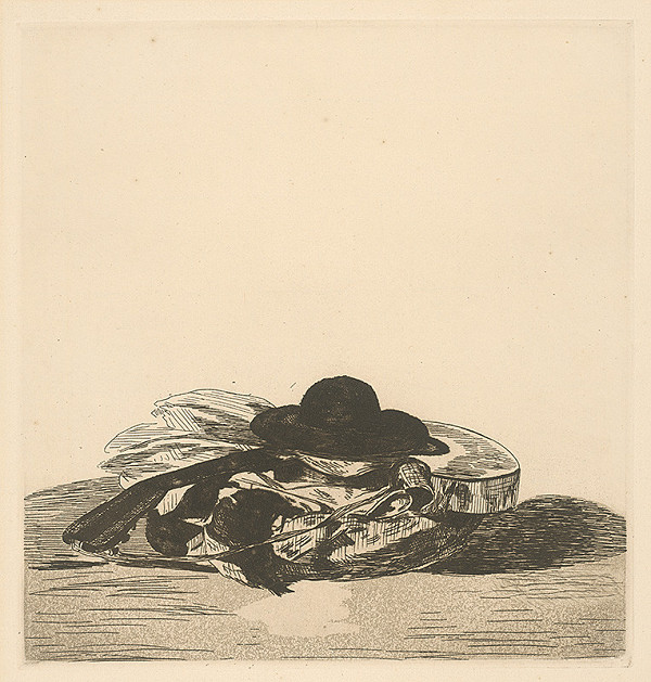 Edouard Manet – Gitara a klobúk
