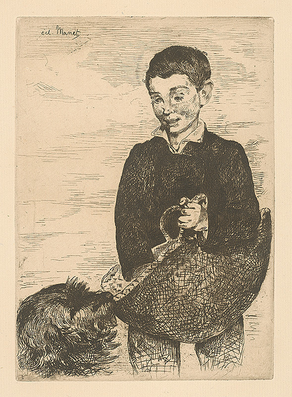 Edouard Manet – Chlapec so psom 