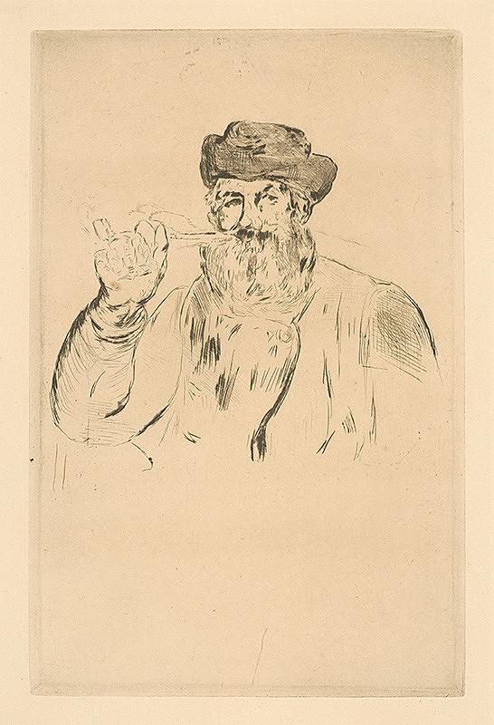 Edouard Manet – Fajčiar - skica