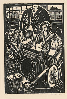 Imrich Weiner-Kráľ – Pri stroji 