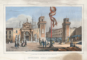 Taliansky autor z konca 19. storočia – Arzenál v Benátkach 