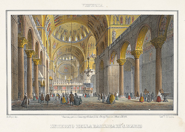 Alfréd Heinrich Pellegrini – Interior of St Mark´s Basilica 