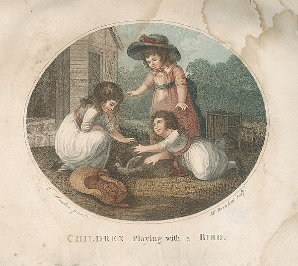 Francesco Bartolozzi, Wiliam Hamilton – Deti hrajúce sa s vtákom