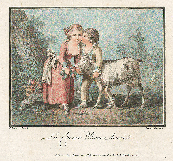 Jean Baptiste Huet, Louis Marin Bonnet – Obľúbená kozička ("La Chevre Bien Aimée") 