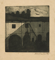 Frida Konstantin – Nádvorie kaštieľa v Strážkach 