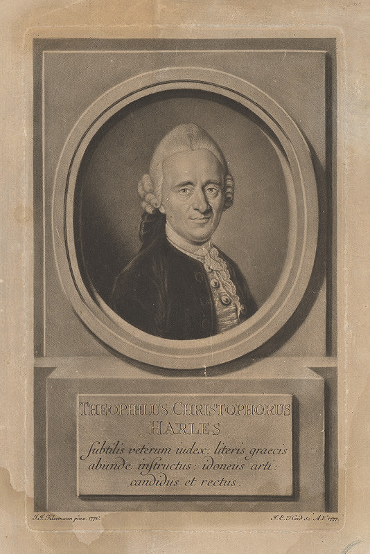 Johann Elias Haid, Johann Jacob Kleemann – Theophilius Christophorus Harles 