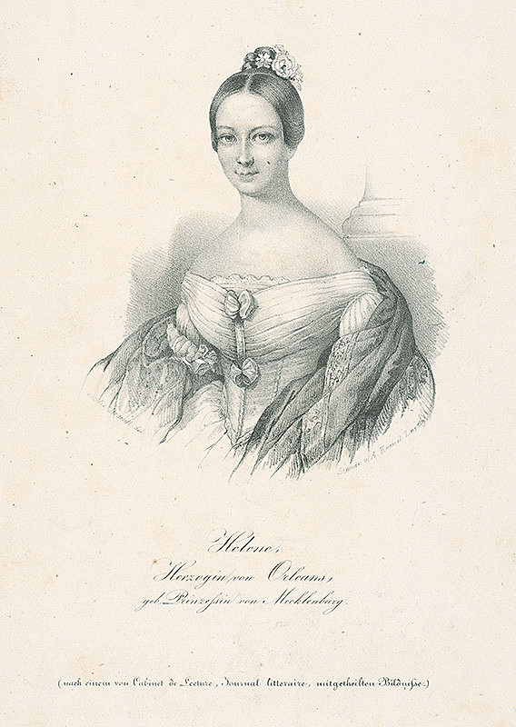Cäcilie Brandt, August Kneisel – Helena,kňažná z Orleansu