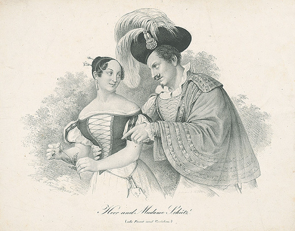 Cäcilie Brandt – Pán a pani Schütz (ako Faust a Grétka) 