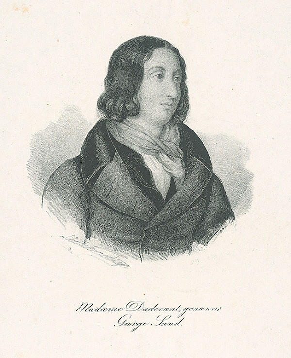 Cäcilie Brandt, August Kneisel – Madame Dudevant, zvaná George Sand 