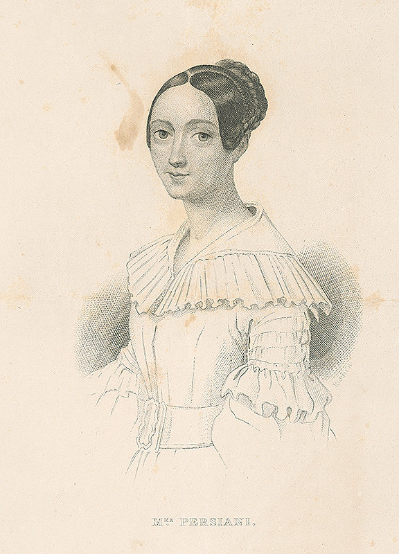 Johann Richter – Madame Persiani 