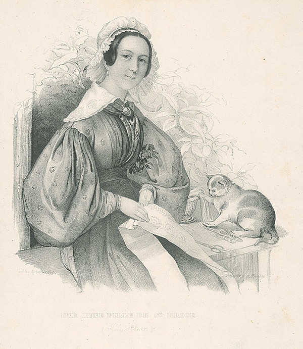 Cäcilie Brandt, August Kneisel – Dievča zo St. Brice 