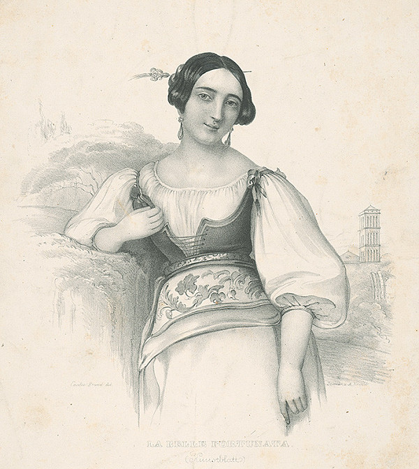Cäcilie Brandt, August Kneisel – La belle Fortunata