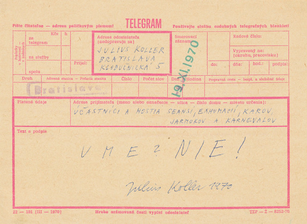 Július Koller – Ume?nie! 