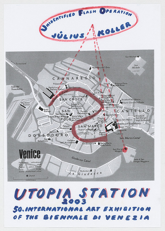 Július Koller – Unidentified Flash Operation (Utopia Station)