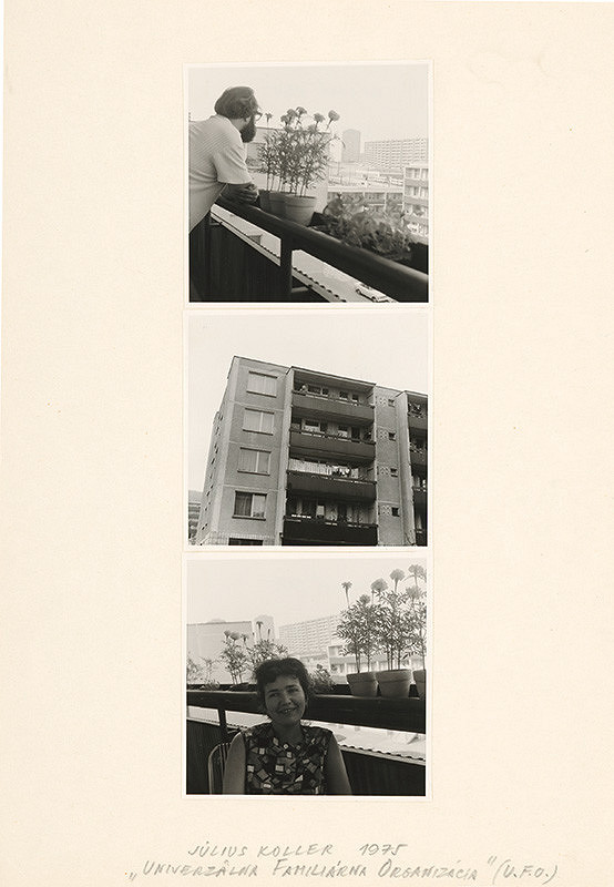 Július Koller – Univerzálna familiárna organizácia (U.F.O.)  