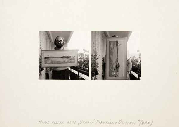 Július Koller – Ukrytý figurálny originál (U.F.O.).  