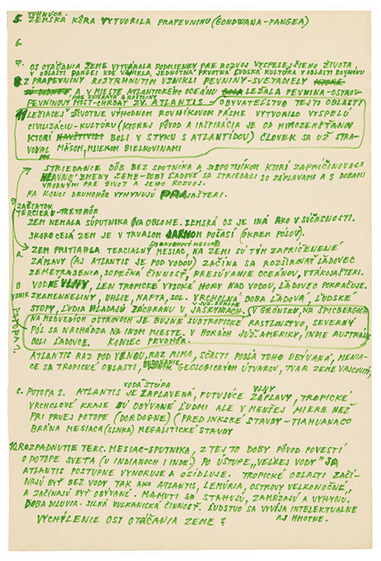 Július Koller – Archív JK/Univerzálna futurolgická orientácia (3) 