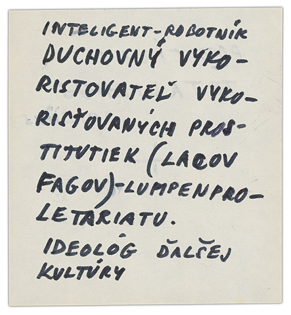 Július Koller – Archív JK/Pozitívny totaliZMUS/tarizmus 