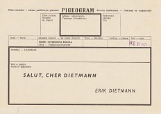 Alex Mlynárčik – Archív JK/Deň radosti ("keby všetky vlaky sveta...")/Pigeogram  