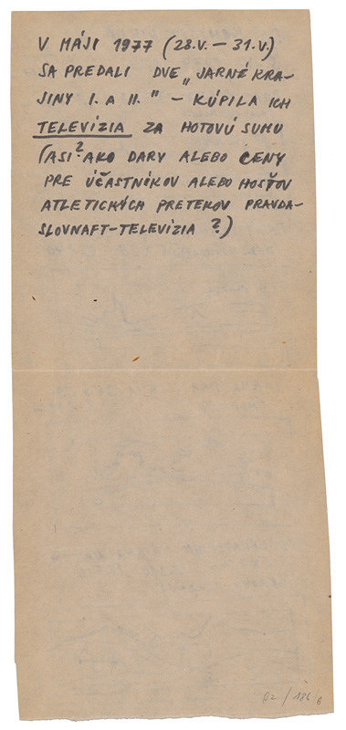 Július Koller – Archív JK/Do komisie diela (kúpila televízia) 
