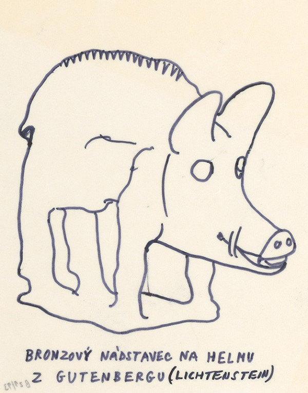 Július Koller – Archív JK/Keltská kresba