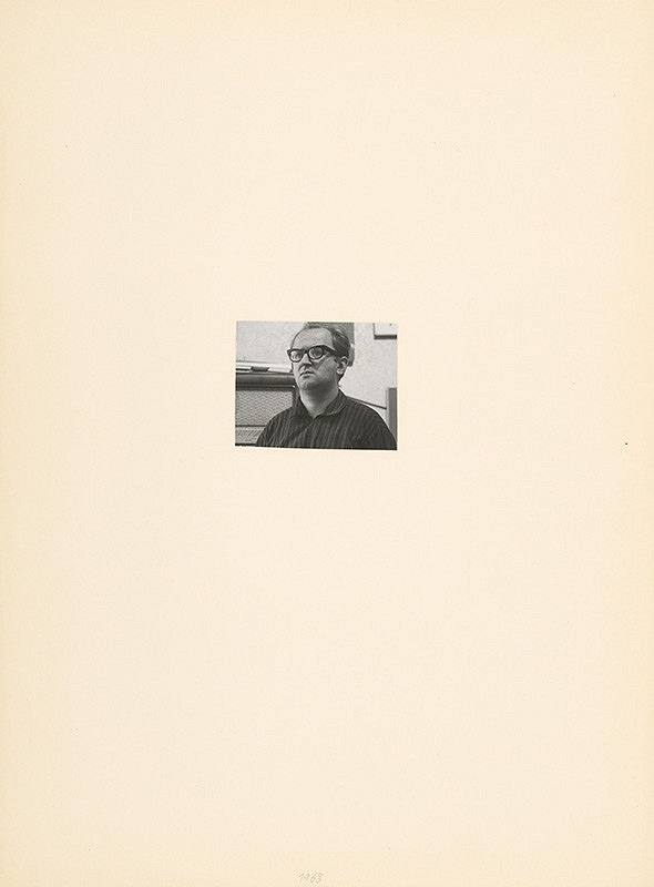 Július Koller – Archív JK/Portrét JK 1968