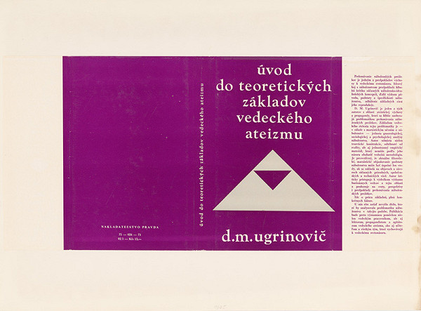 Július Koller – Archív JK/Úvod do teoretických základov vedeckého ateizmu (Obálka knihy) 