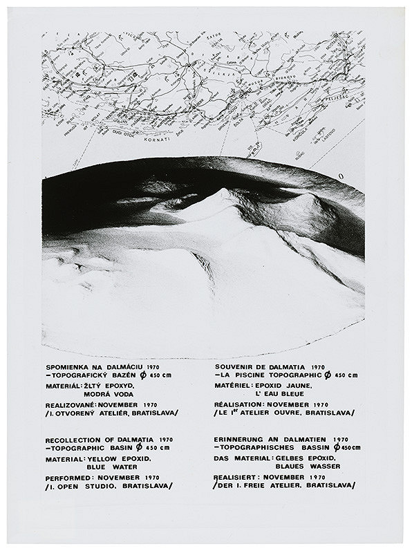 Rudolf Sikora – Spomienka na Dalmáciu (topografický bazén) 