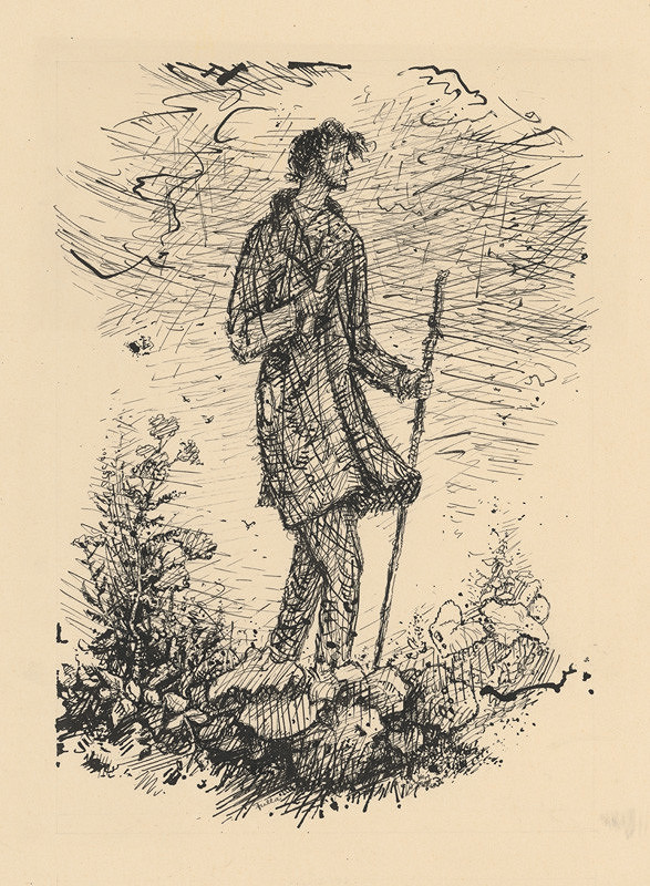 Ľudovít Fulla – Volajúci na púšti 