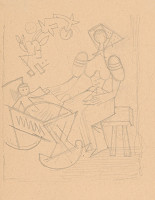 Ľudovít Fulla – Matka pri kolíske 