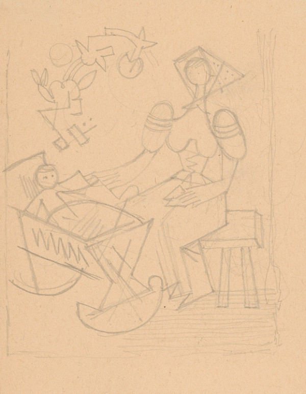 Ľudovít Fulla – Matka pri kolíske 